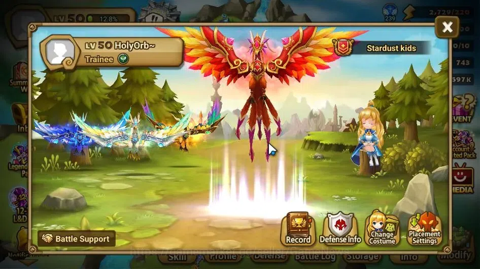 Summoners War: Sky Arena Accounts GLOBAL Lv 50|1 LD[Eludia]|15 Total NB5[Feng Yan,Ri image 2