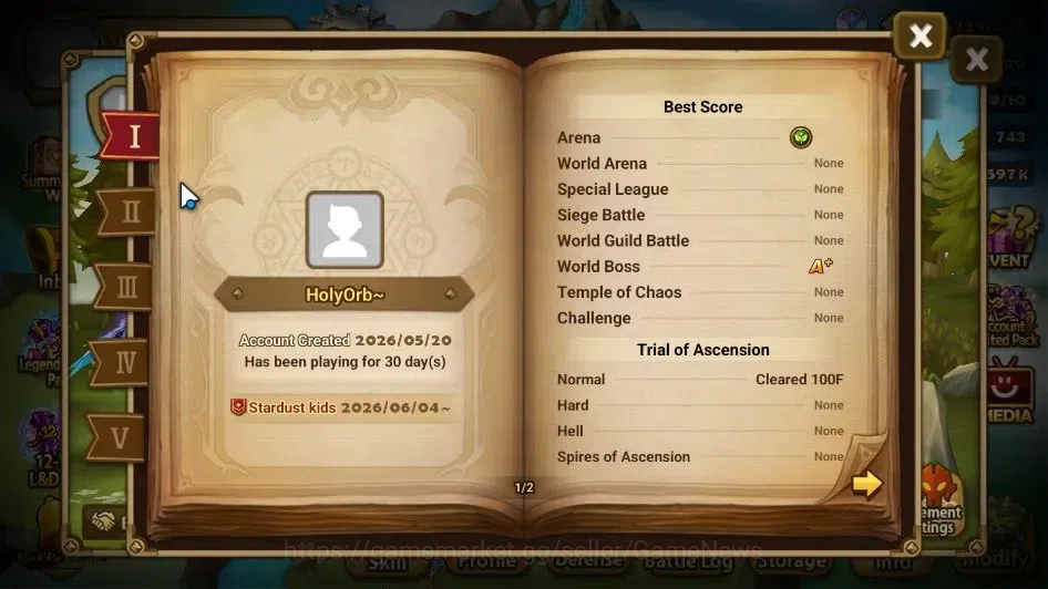 Summoners War: Sky Arena Accounts GLOBAL Lv 50|1 LD[Eludia]|15 Total NB5[Feng Yan,Ri image 3