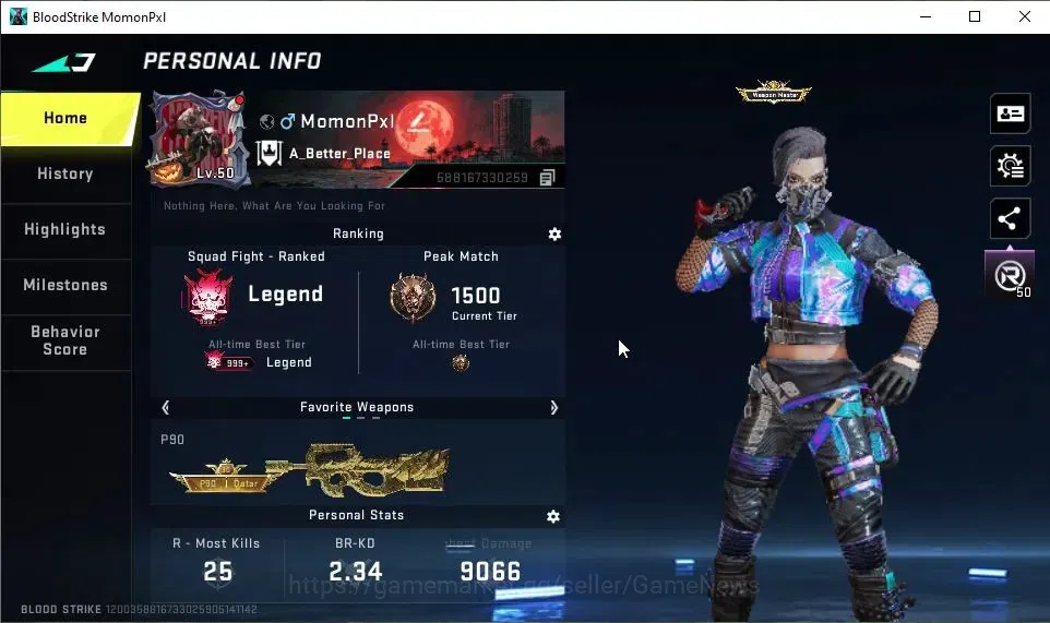 Blood Strike Accounts ASIA|Melee ULTRA Talon Knife|22 ULTRA[NOVA,EMMA,UM image 2