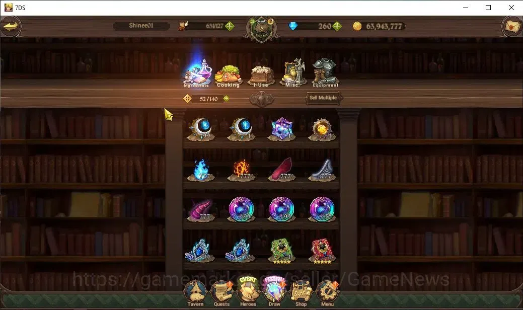 The Seven Deadly Sins: Grand Cross Accounts Global|637K CC|260 DM|1 LR+5 UR|Elizabeth,Nemesis image 11