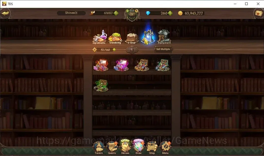 The Seven Deadly Sins: Grand Cross Accounts Global|637K CC|260 DM|1 LR+5 UR|Elizabeth,Nemesis image 14