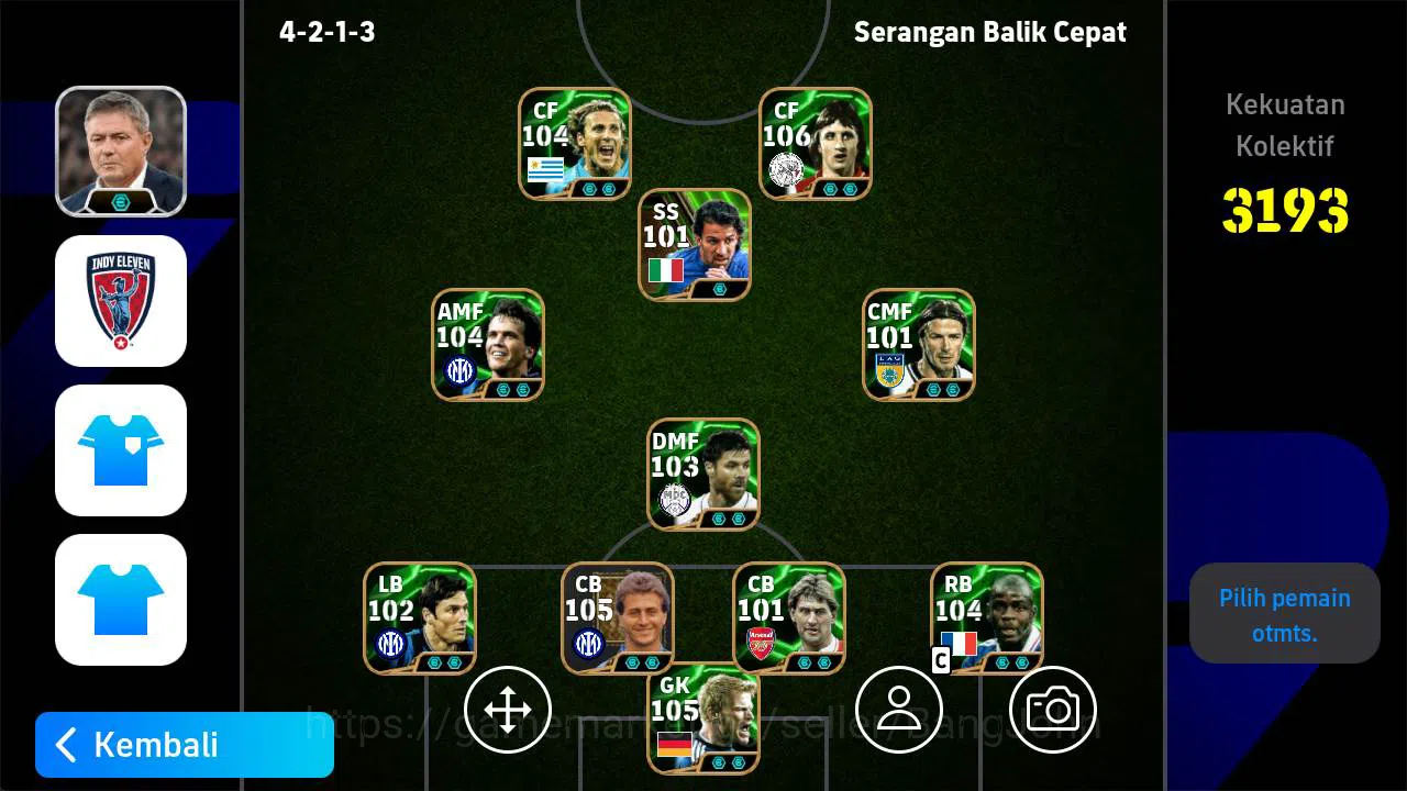 eFootball Accounts Power 3193, Riccardo ferri legend, Matthaus epic, image 1