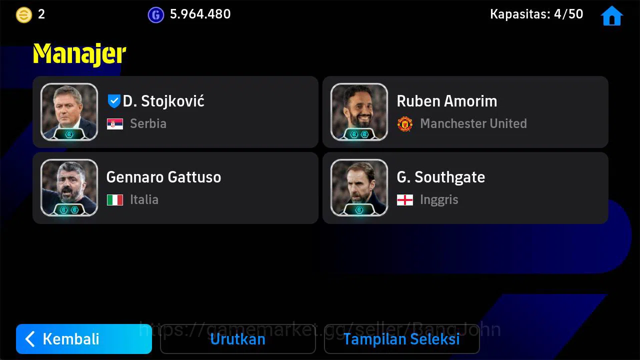 eFootball Accounts Power 3193, Riccardo ferri legend, Matthaus epic, image 3