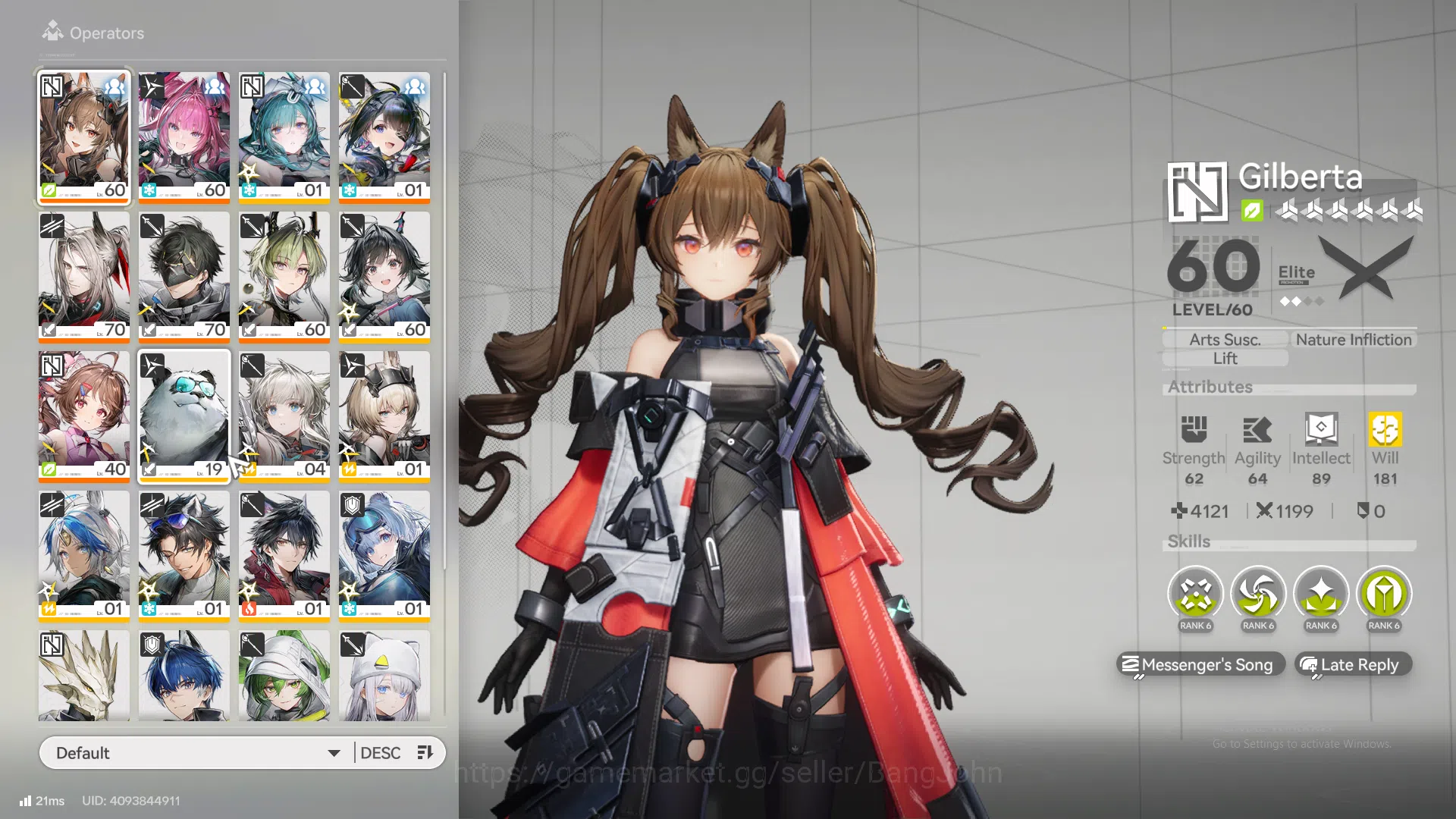 Arknights: Endfield Accounts ASIA | MID GAME | 3LIMIT + SIGN | Yvonne + Sign |  Gilberta + Sign | Tangtang + Sign | Lifeng 5