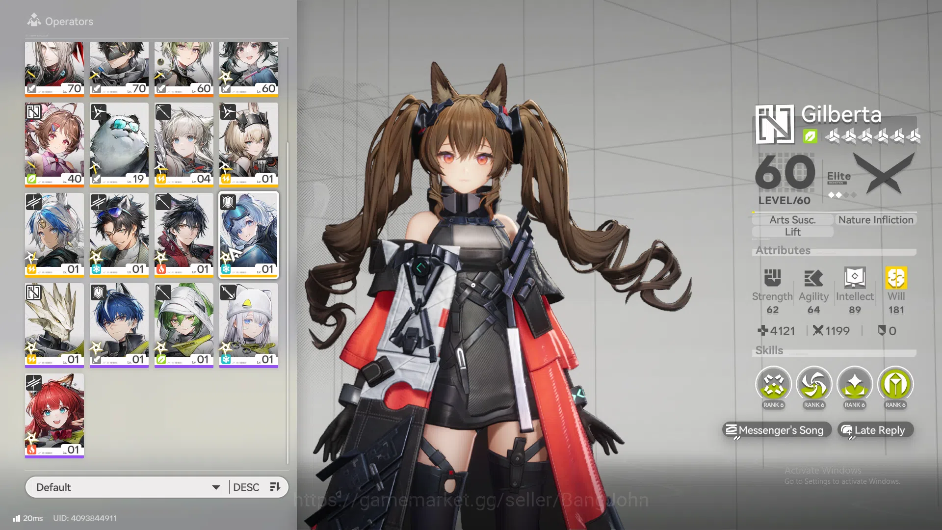 Arknights: Endfield Accounts ASIA | MID GAME | 3LIMIT + SIGN | Yvonne + Sign |  Gilberta + Sign | Tangtang + Sign | Lifeng 6