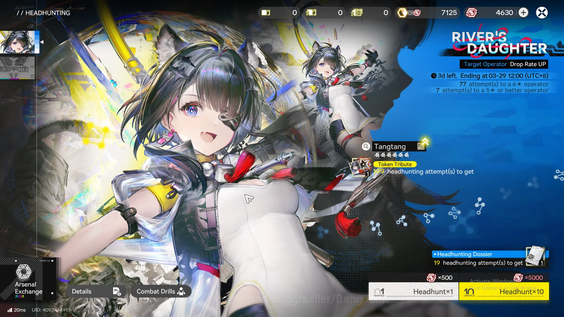 Arknights: Endfield Accounts ASIA | MID GAME | 3LIMIT + SIGN | Yvonne + Sign |  Gilberta + Sign | Tangtang + Sign | Lifeng 8