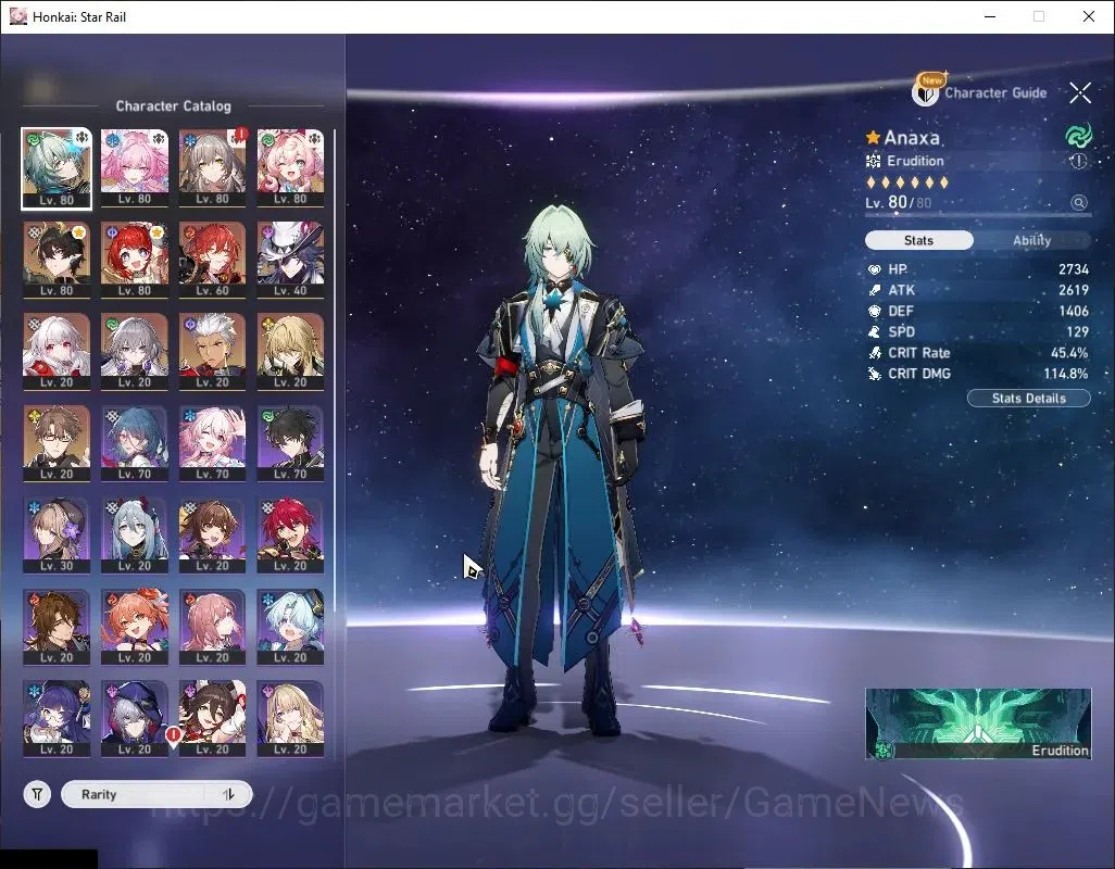 Honkai Star Rail Accounts Asia|TL 65|1 GCS|8 Limited|[Hyacine,Dan Heng PT]+S image 5