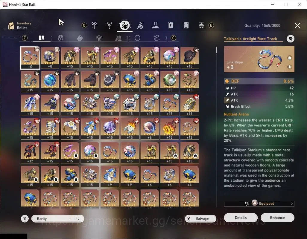 Honkai Star Rail Accounts Asia|TL 65|1 GCS|8 Limited|[Hyacine,Dan Heng PT]+S image 8