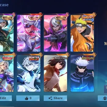 Mobile Legends: Bang Bang Accounts Collector Global|138 Hero|Skin 518|LEGEND Freya|ZENITH Selena|JJK Xavier|Collector Ling