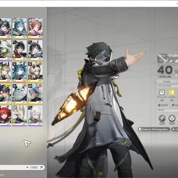 Arknights: Endfield Accounts ASIA|Lv 45|6 SSR (2 Limited)+1 Char Selector + 8 (6* Weapon)+3 Weapon