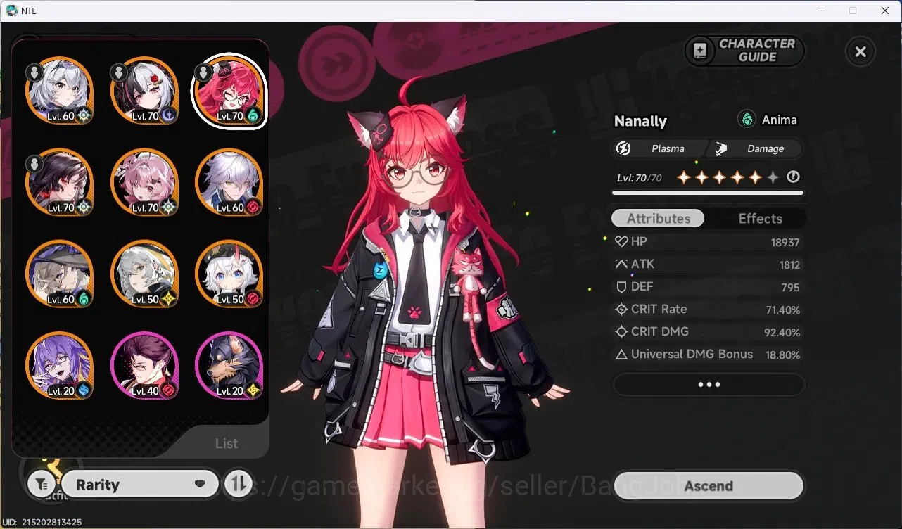 Neverness to Everness Accounts SEA|Lv.47|9 S-Class/3 Limit[Hotori,Nanally,Lacrimo image 2