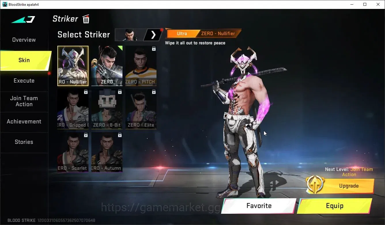 Blood Strike Accounts Asia|Eternal AUG Lv2 | 1 Ultra Striker | 2 Ultra C image 1