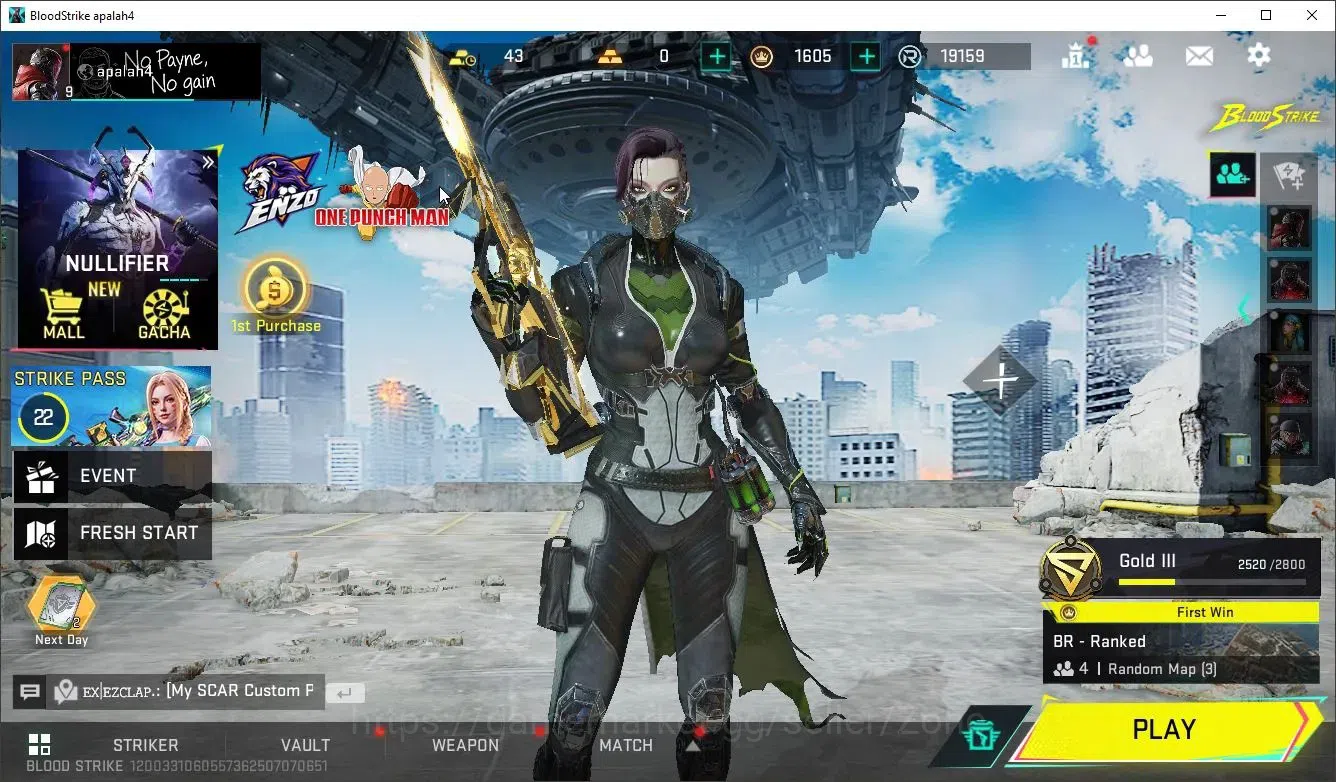 Blood Strike Accounts Asia|Eternal AUG Lv2 | 1 Ultra Striker | 2 Ultra C image 14