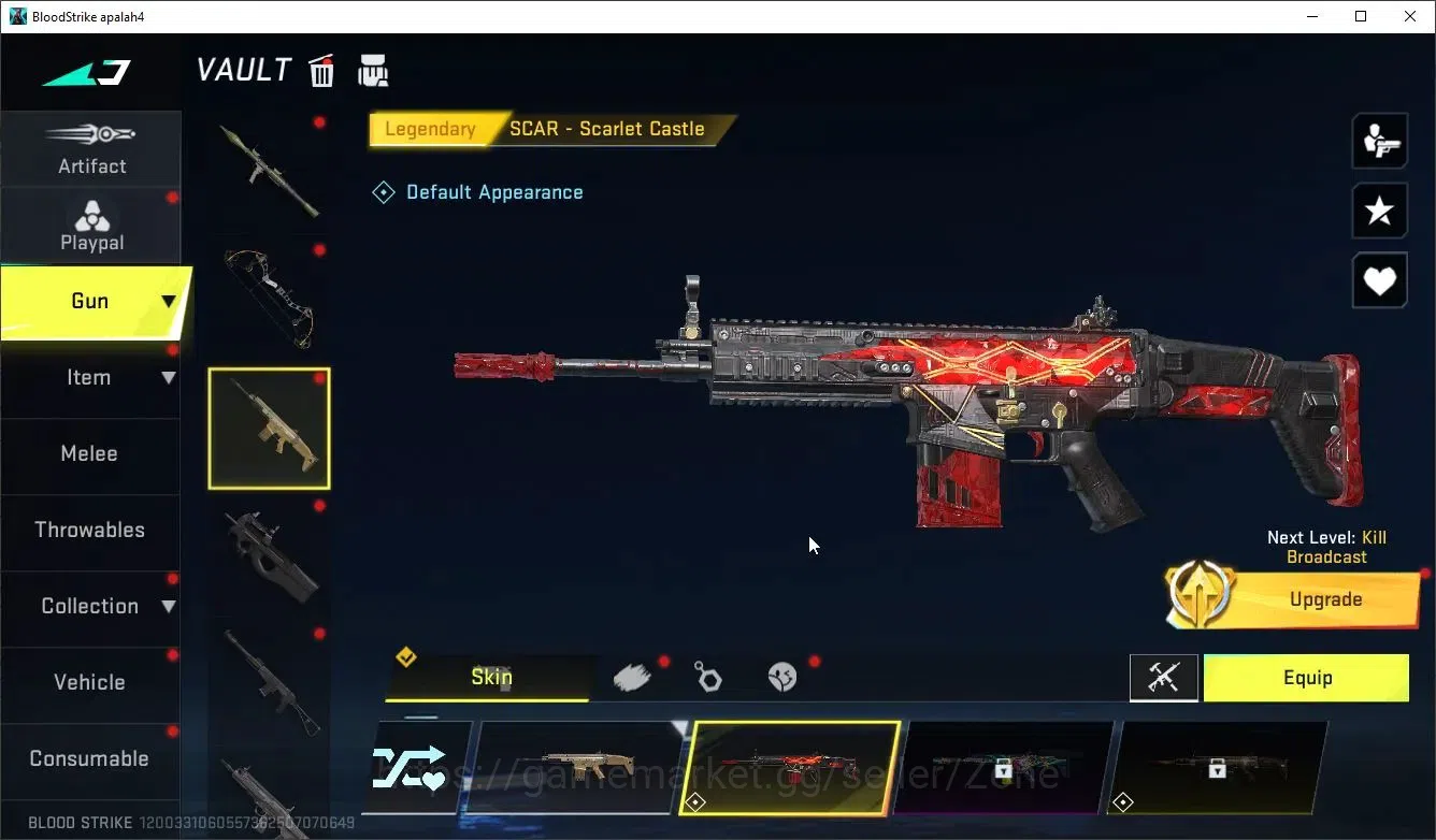 Blood Strike Accounts Asia|Eternal AUG Lv2 | 1 Ultra Striker | 2 Ultra C image 3