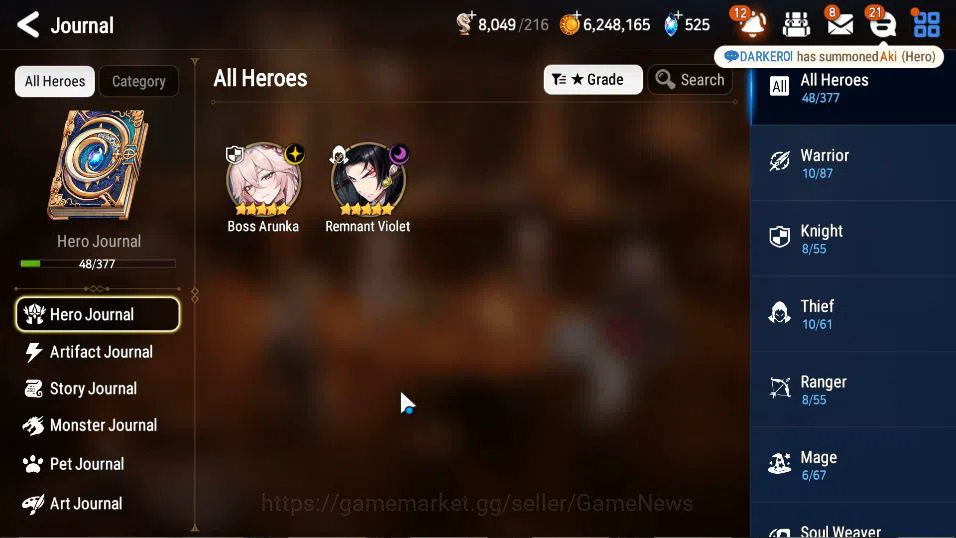 Epic Seven Accounts GLOBAL Unverif|New Era|2 ML(BoRunka, RViolet)+Seny image 4