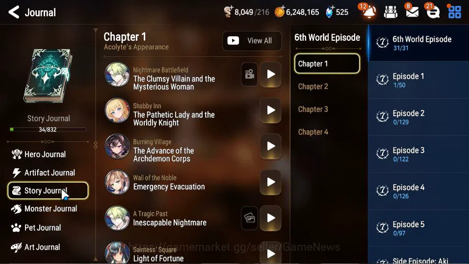 Epic Seven Accounts GLOBAL Unverif|New Era|2 ML(BoRunka, RViolet)+Seny image 7