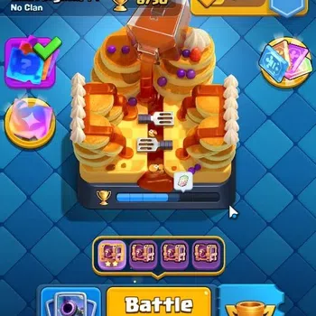Clash Royale High-End Lv 52|Trophy 8750|Limited Skin|KTL 14|Card 121|5 H image 1