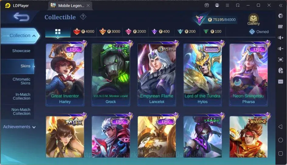 Mobile Legends: Bang Bang Accounts Global|Hero 123|Skin 273|Renowned|Collector Natali image 9
