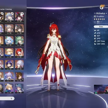 Honkai Star Rail Accounts Others ASIA|TL 70|17 Limited|Premium Team (Saber E5+Sign,Hime Nova,Phainon,Archer)|DHPT