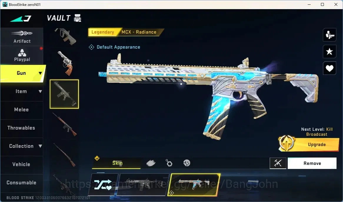 Blood Strike Accounts High-End ASIA | 1 ULTRA: ZERO-Nullifier|3 Legendary Guns: Kala,MP155,MCX |Check SS BS1961B 5
