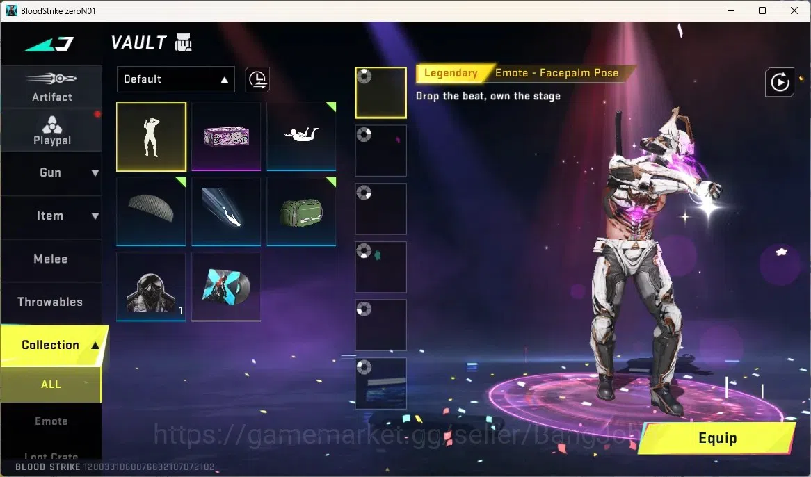 Blood Strike Accounts High-End ASIA | 1 ULTRA: ZERO-Nullifier|3 Legendary Guns: Kala,MP155,MCX |Check SS BS1961B 6