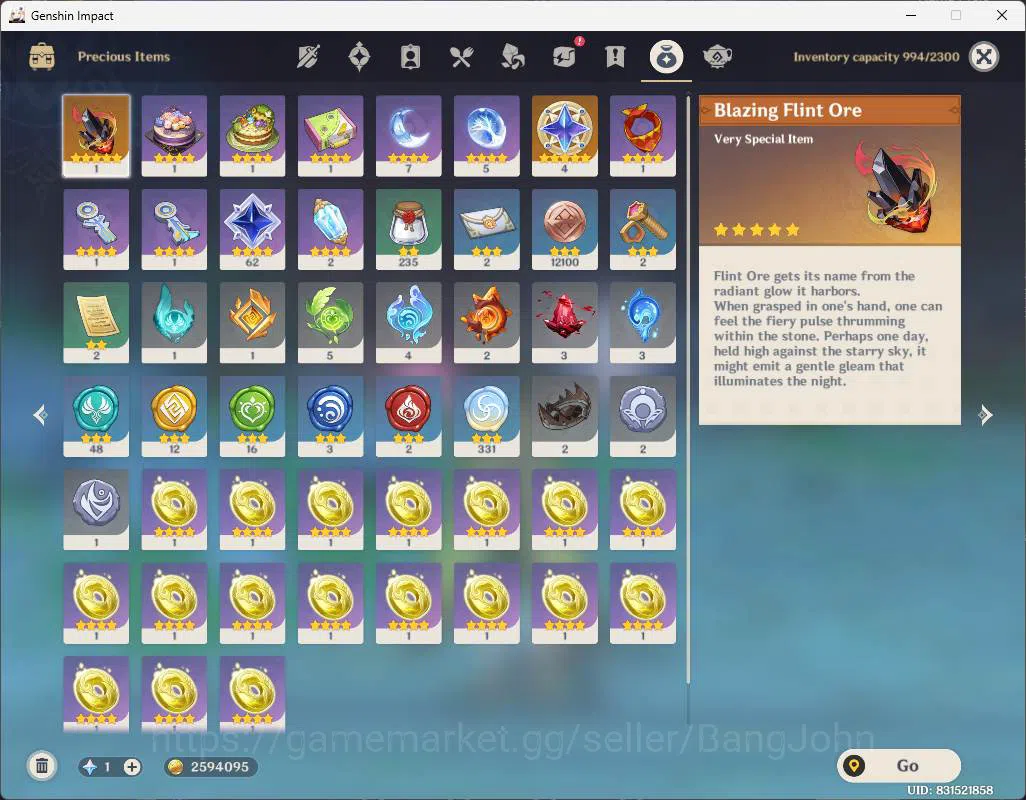 Genshin Impact Accounts ASIA|AR 59|23 limit+4Sign(5*Wpn)|PremTeam(Nefer,La image 13