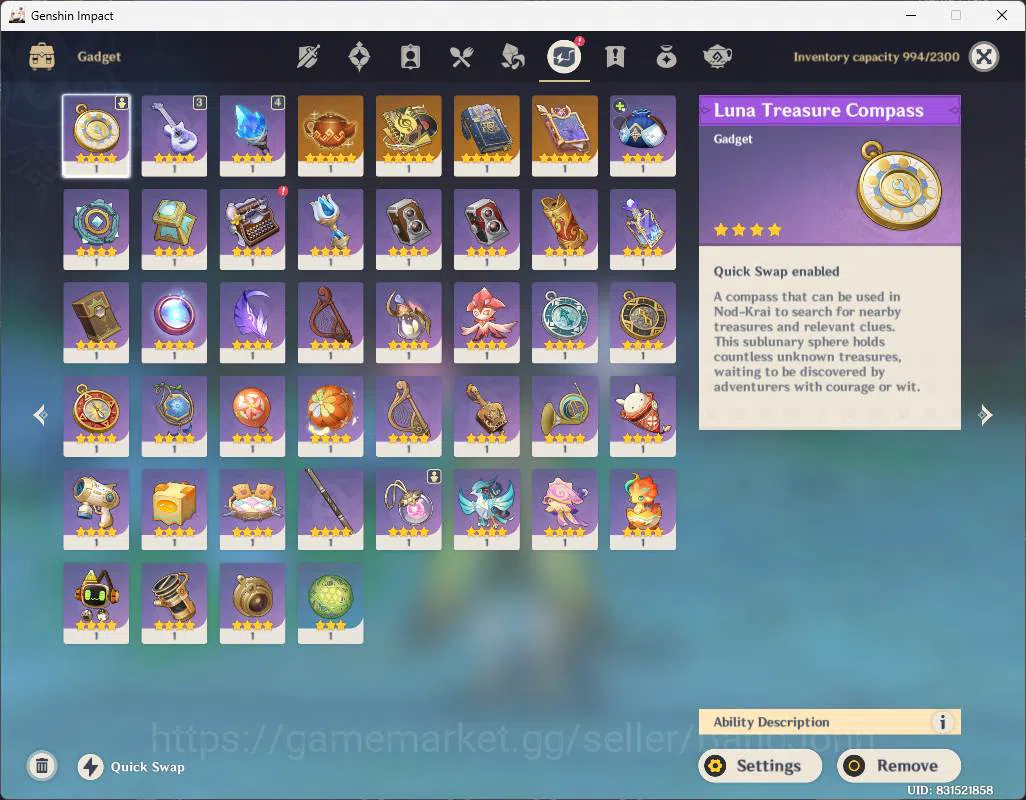 Genshin Impact Accounts ASIA|AR 59|23 limit+4Sign(5*Wpn)|PremTeam(Nefer,La image 15
