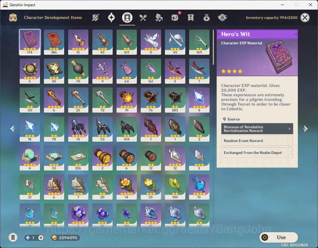 Genshin Impact Accounts ASIA|AR 59|23 limit+4Sign(5*Wpn)|PremTeam(Nefer,La image 18