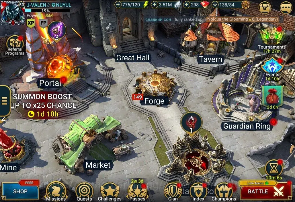 Raid: Shadow Legends Accounts Mid-Game Lv50 1,06M PWR|2 Mythic(Hierophant,Androc)+24 1