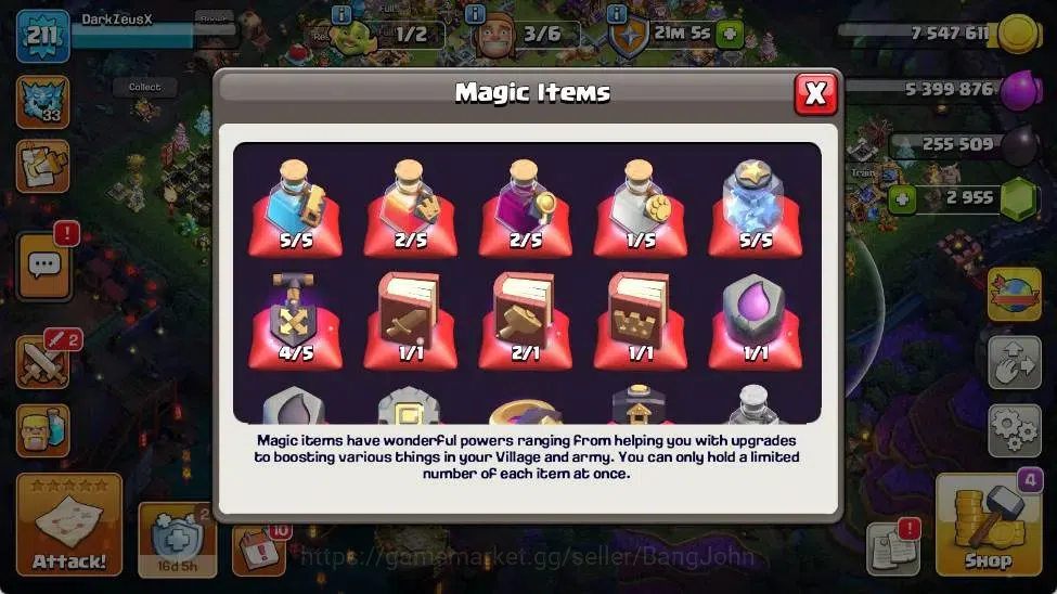 Clash of Clans Accounts Global | TH 18-BH 10 | LVL 211|HH 12|AQ 93 ,MP 47  image 3