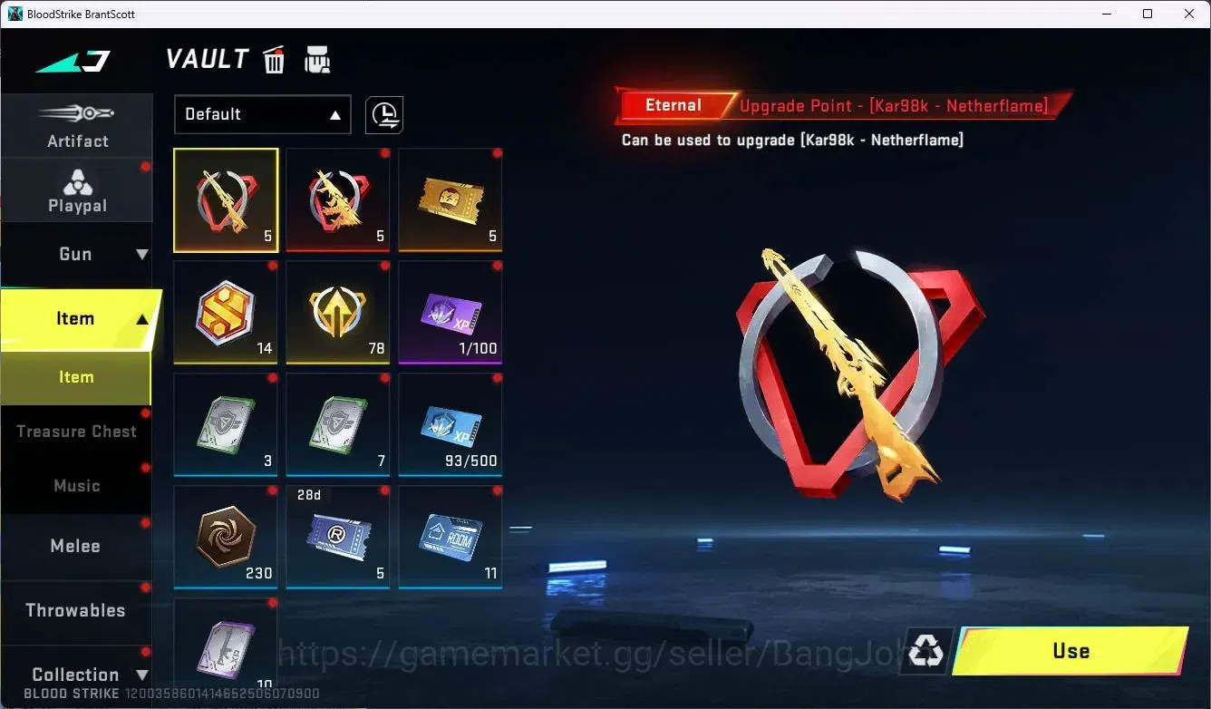 Blood Strike Accounts ASIA | 1 EVO: FAL-Evolved Draco | 1 ETERNAL: Kar98 image 11