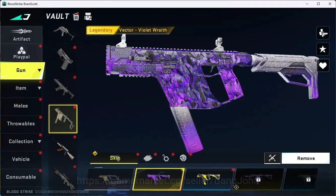 Blood Strike Accounts ASIA | 1 EVO: FAL-Evolved Draco | 1 ETERNAL: Kar98 image 3