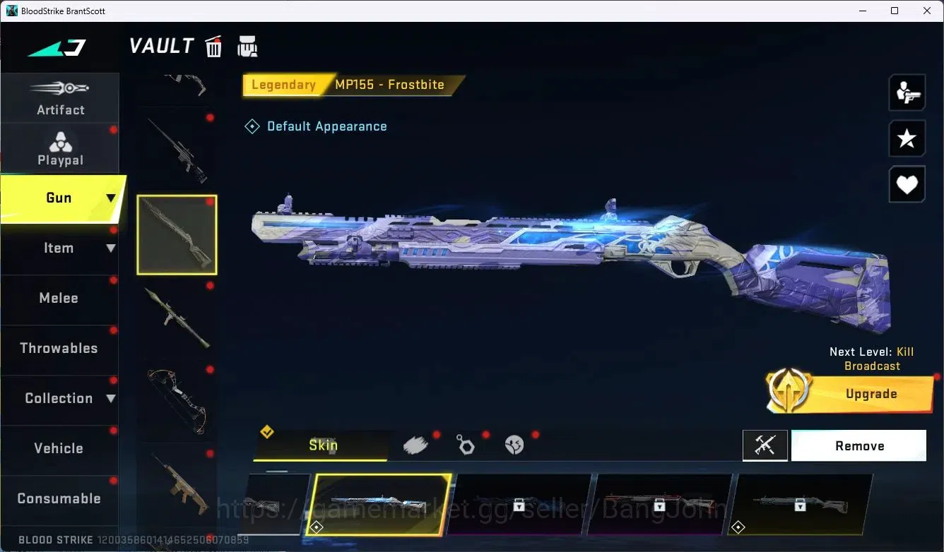 Blood Strike Accounts ASIA | 1 EVO: FAL-Evolved Draco | 1 ETERNAL: Kar98 image 8