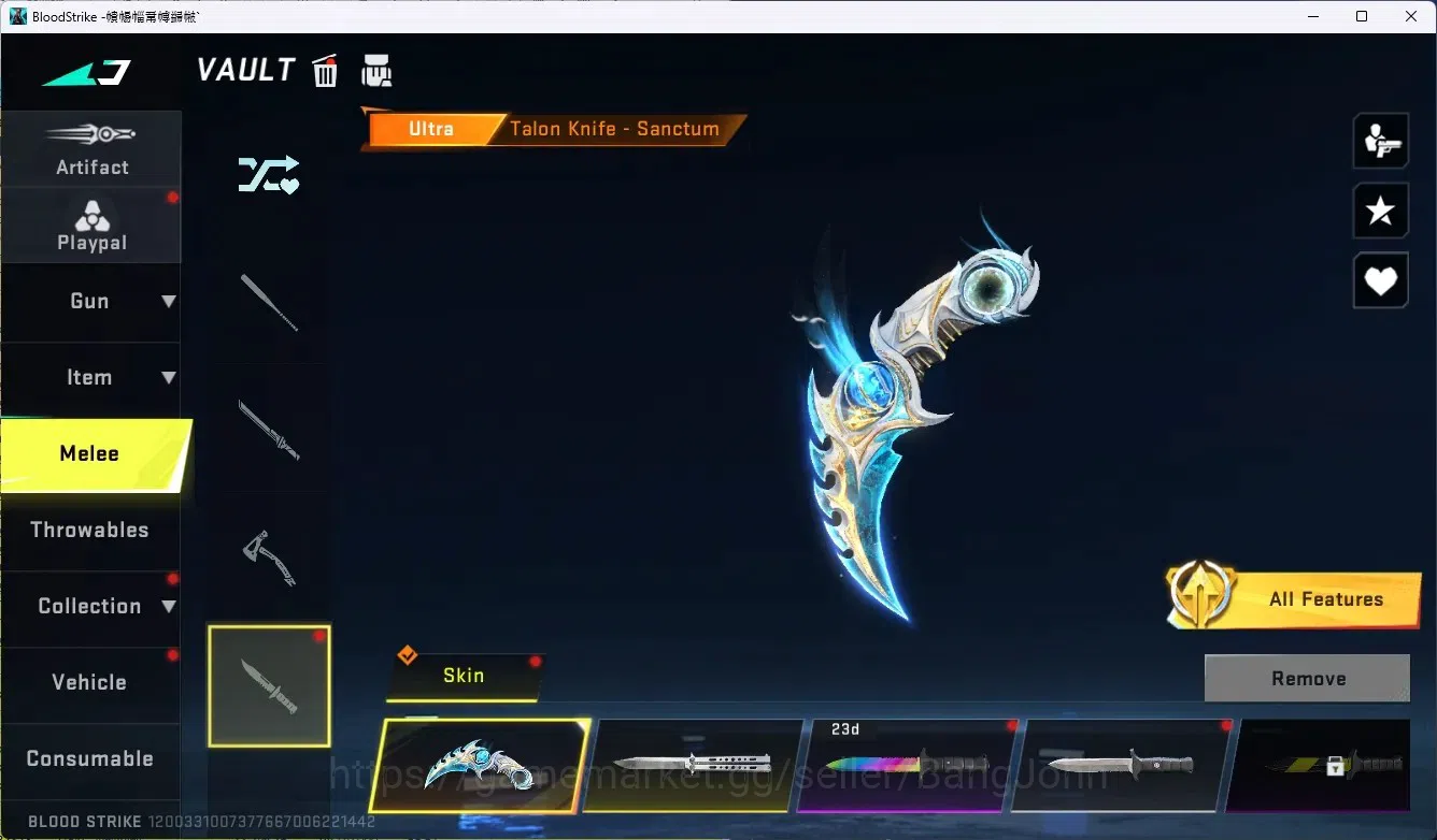 Blood Strike Accounts ASIA|Ultra Melee Lightblade&Talon Knife|2 Eternal  image 19