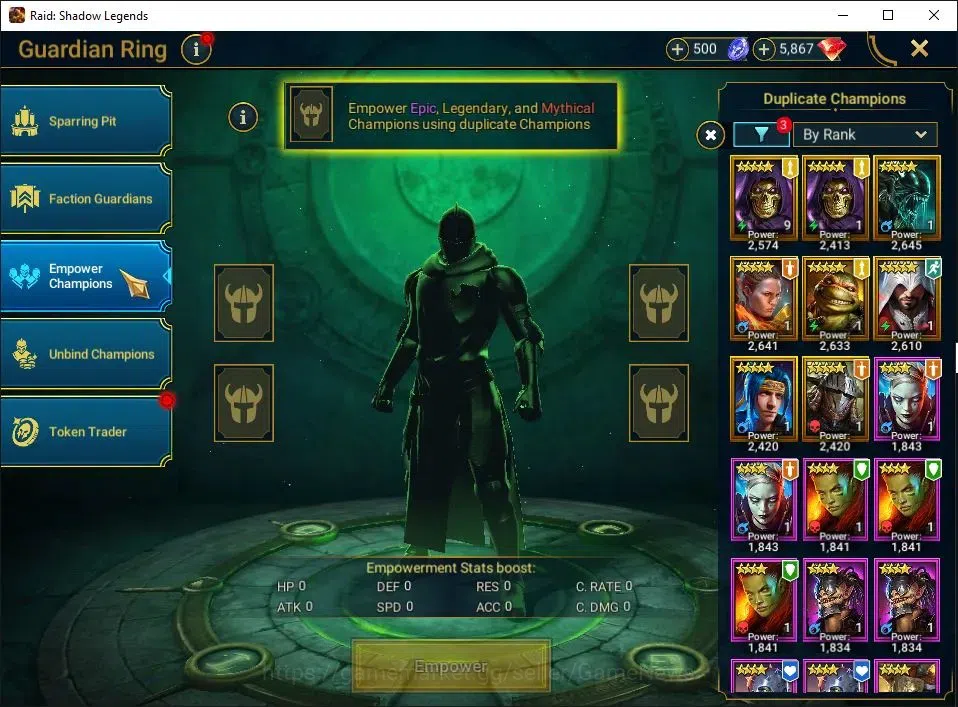 Raid: Shadow Legends Accounts Lv19 514K Power|1 Mythic(Lazarius)|19 Legend(Lord image 11