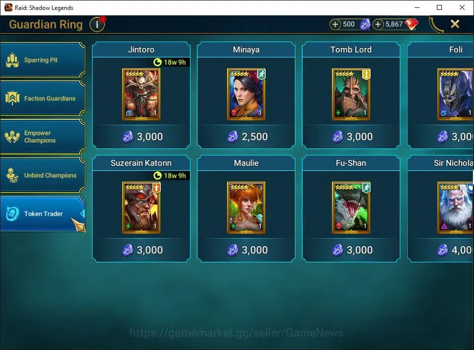 Raid: Shadow Legends Accounts Lv19 514K Power|1 Mythic(Lazarius)|19 Legend(Lord image 13