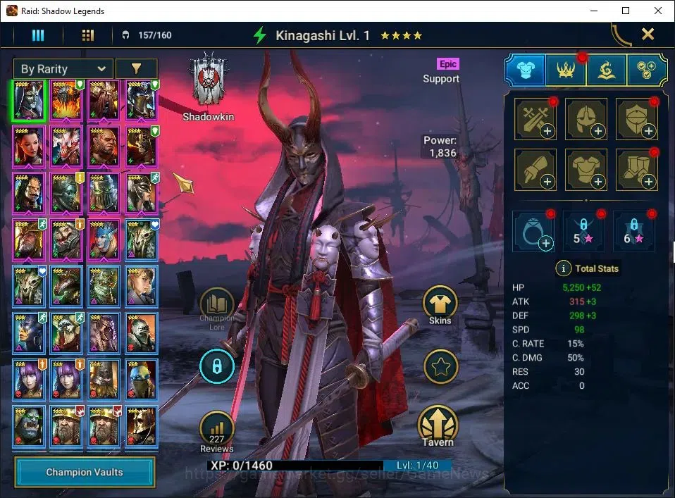 Raid: Shadow Legends Accounts Lv19 514K Power|1 Mythic(Lazarius)|19 Legend(Lord image 6