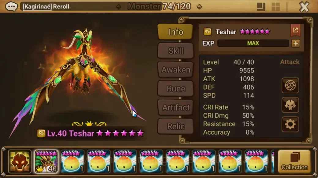 Summoners War: Sky Arena Accounts GLOBAL | NB 5 TESHAR,Starter Gacha 115 12Y+160 11Y image 4