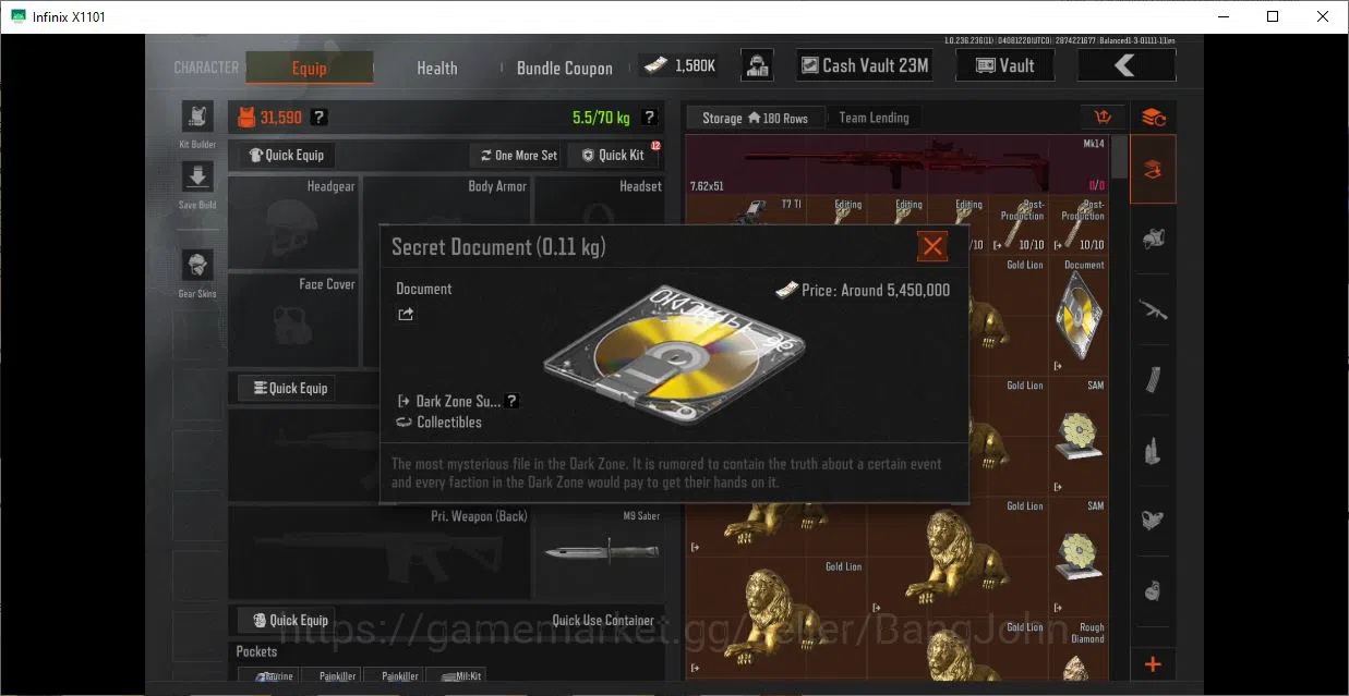 Arena Breakout Accounts Others MOBILE | LVL 30 |SV 49,1 M|CV 23,3 M|Secret Document,Thermal Imager, many red item more 2