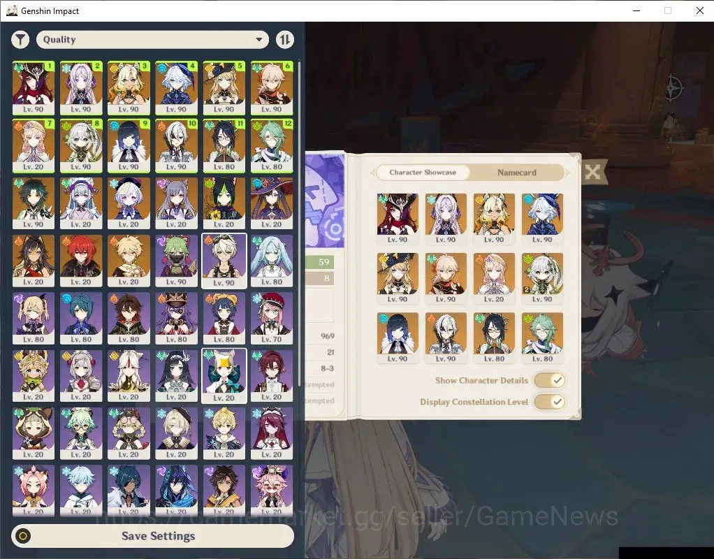 Genshin Impact Accounts Asia|AR59|Free HSR|Arlecchino PremTeam+ Xiao PremT image 1