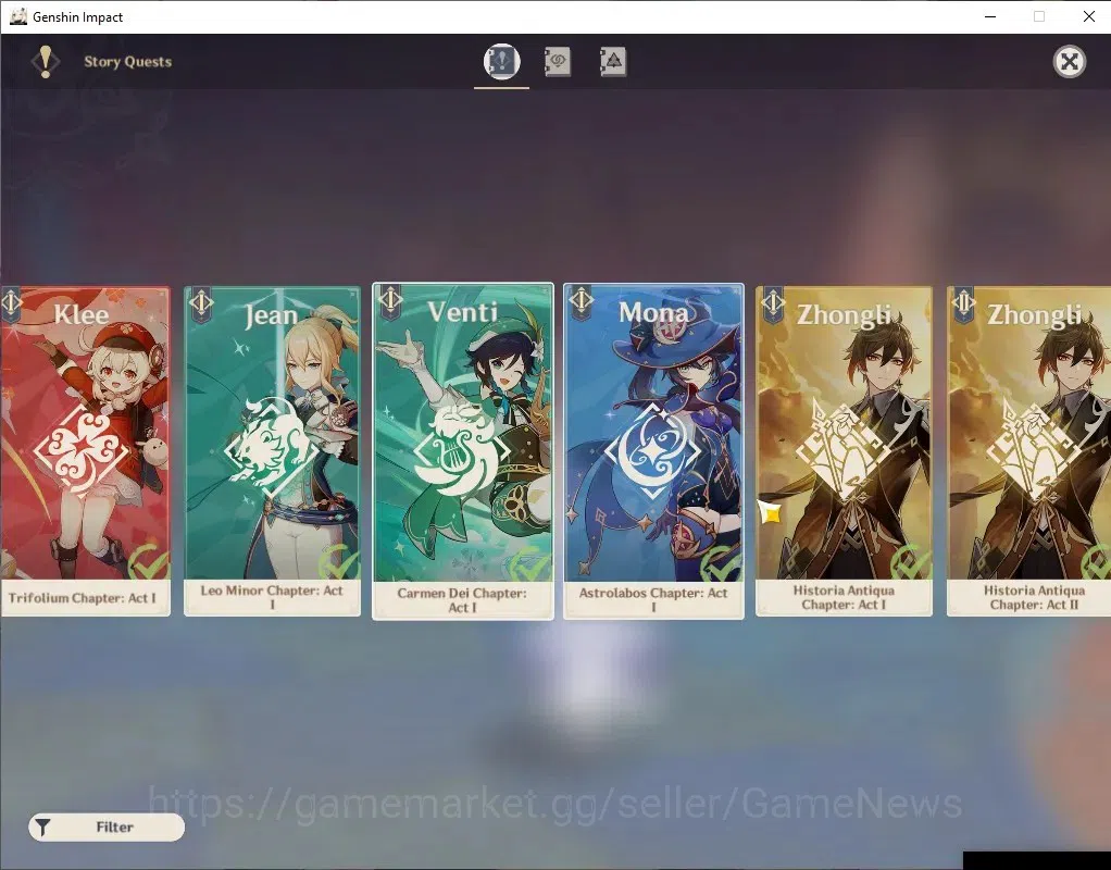 Genshin Impact Accounts Asia|AR59|Free HSR|Arlecchino PremTeam+ Xiao PremT image 20