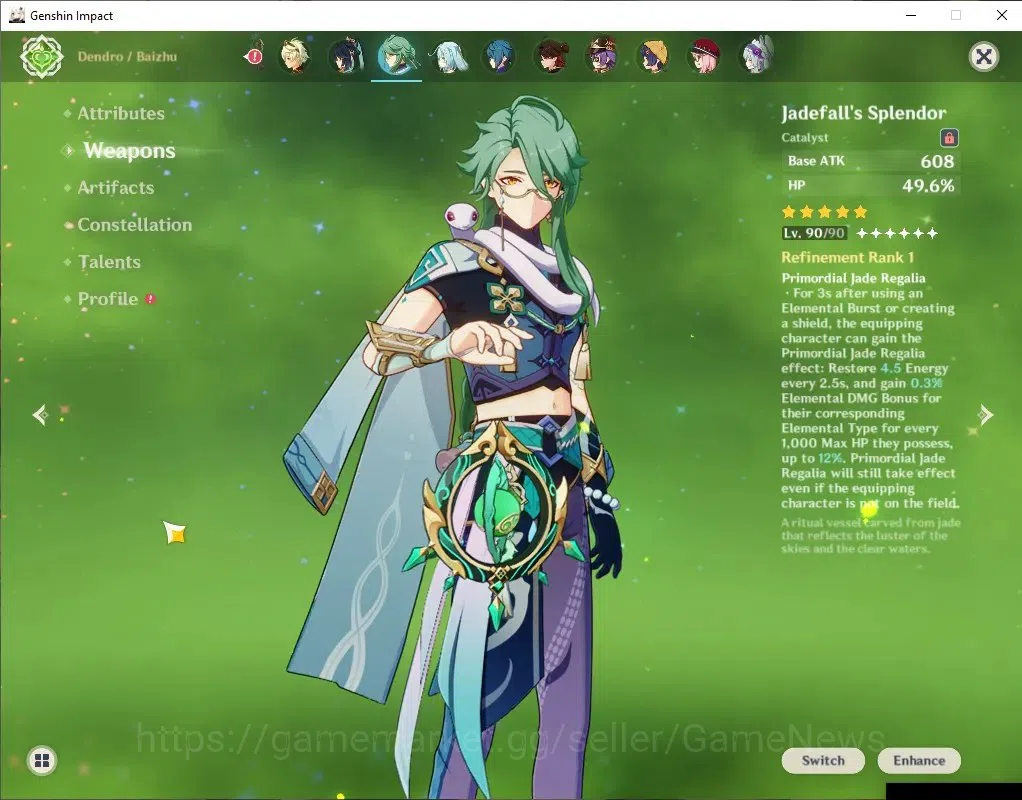Genshin Impact Accounts Asia|AR59|Free HSR|Arlecchino PremTeam+ Xiao PremT image 9