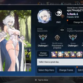 Epic Seven Accounts High-End Global Unverif|S.Rank.6|19 ML(Lisette,BM Haste,Straze,M Chloe,Belian,etc|PoH ON|Stigma 886K|SS