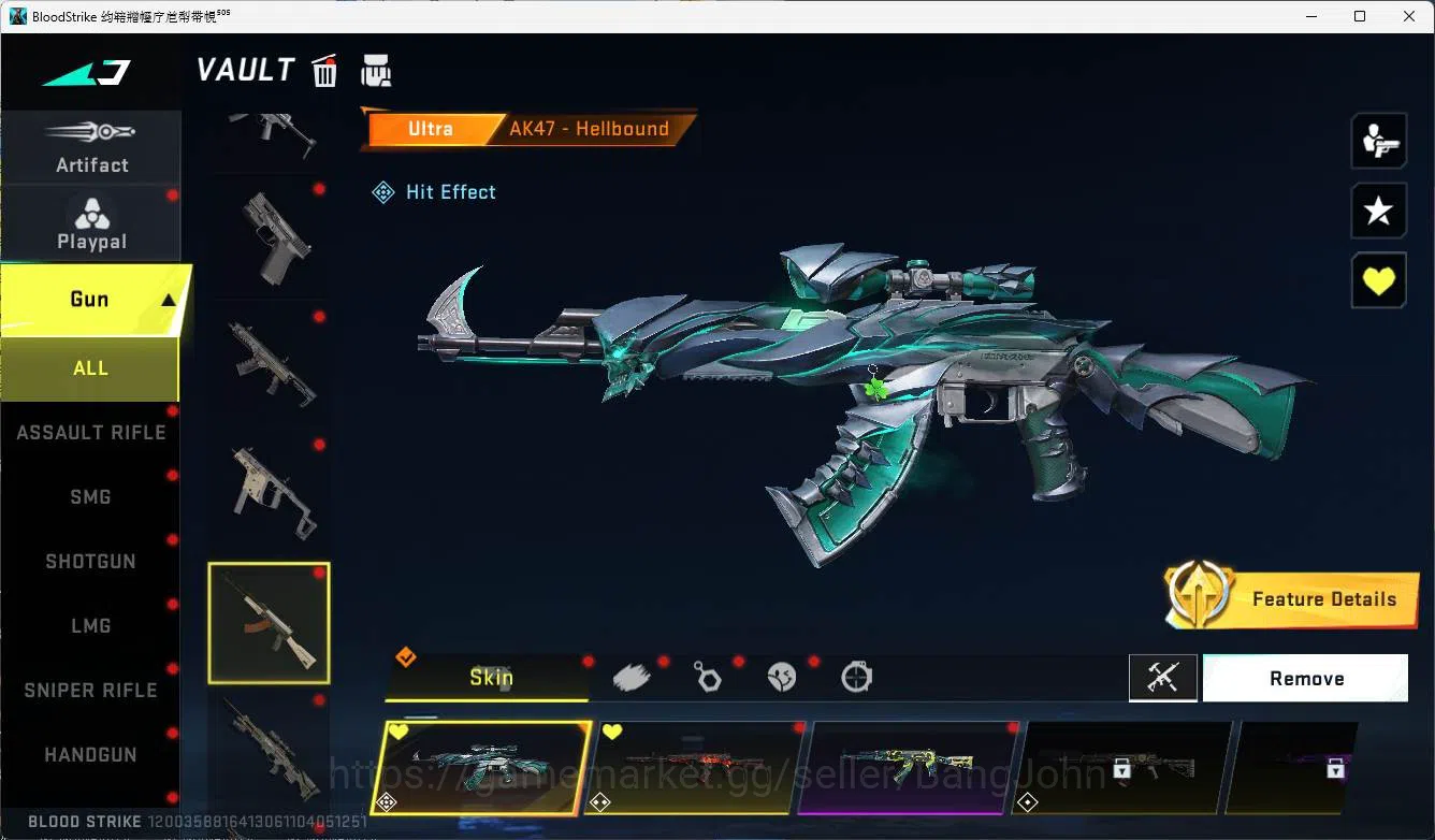 Blood Strike Accounts ASIA | EVO UMP45 | 2 Mele | 3 Eternal (Chainblade, image 17