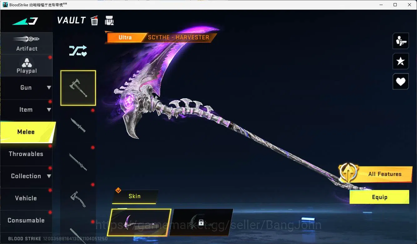 Blood Strike Accounts ASIA | EVO UMP45 | 2 Mele | 3 Eternal (Chainblade, image 8