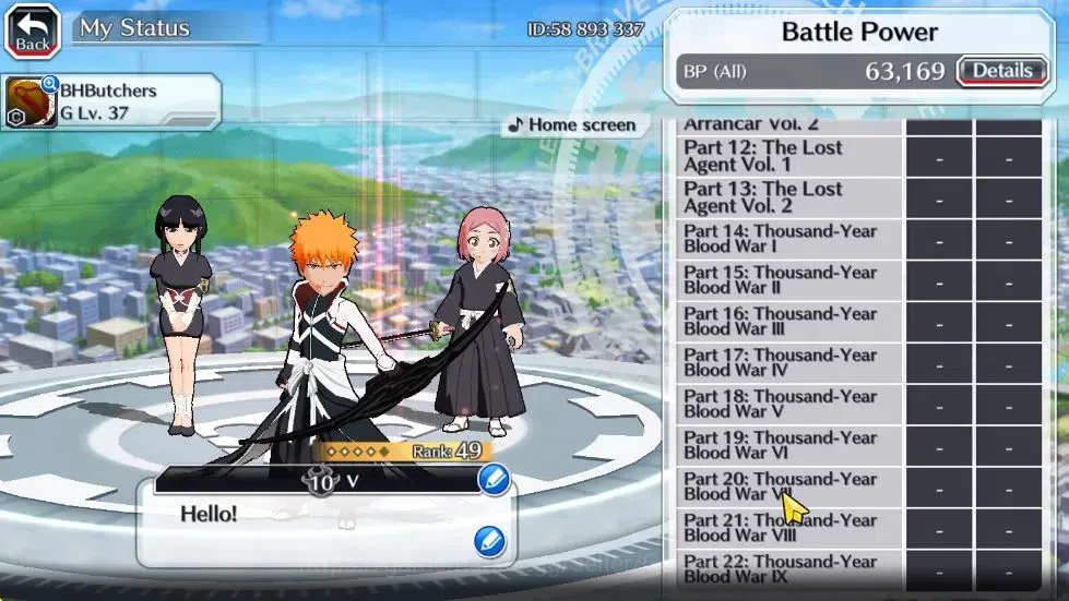 Bleach: Brave Souls Accounts [GLOBAL]6K Orbs+Fresh All Story|Renewed [Ichigo,Ai image 5