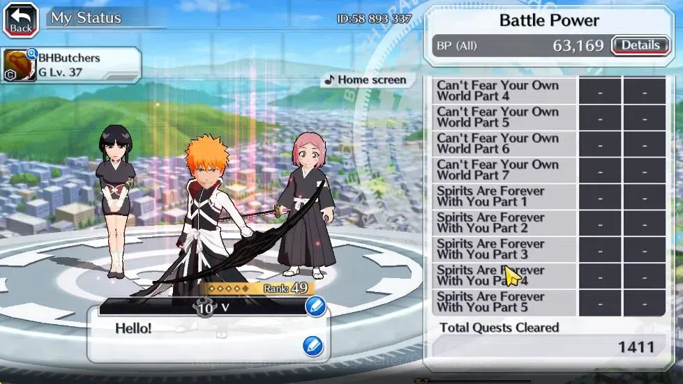 Bleach: Brave Souls Accounts [GLOBAL]6K Orbs+Fresh All Story|Renewed [Ichigo,Ai image 7