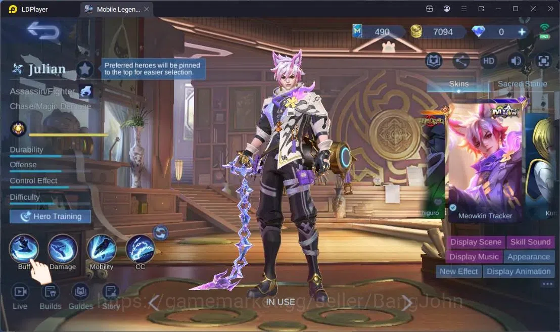 Mobile Legends: Bang Bang Accounts Global |Hero 113|Skin 167|Expert|CC Natalia|Meowki image 19