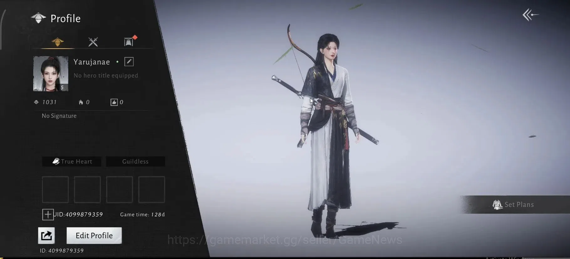 Where Winds Meet Accounts GLOBAL|Lv 5|GS 3676|1 Harmonic Core|Nameless Sword image 2