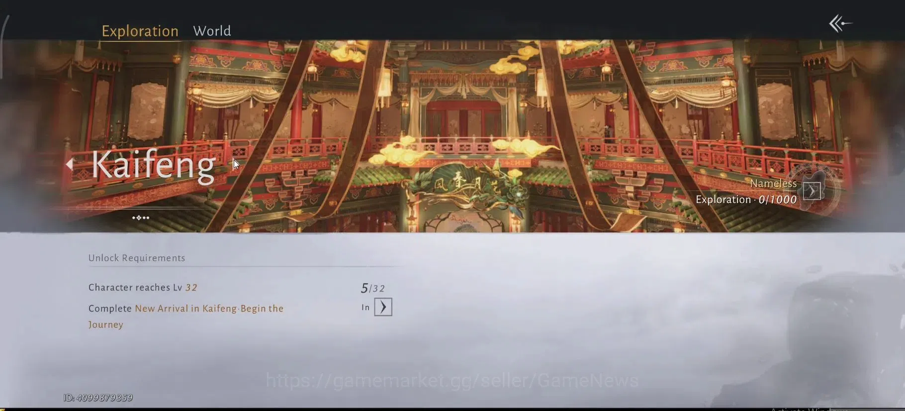 Where Winds Meet Accounts GLOBAL|Lv 5|GS 3676|1 Harmonic Core|Nameless Sword image 20